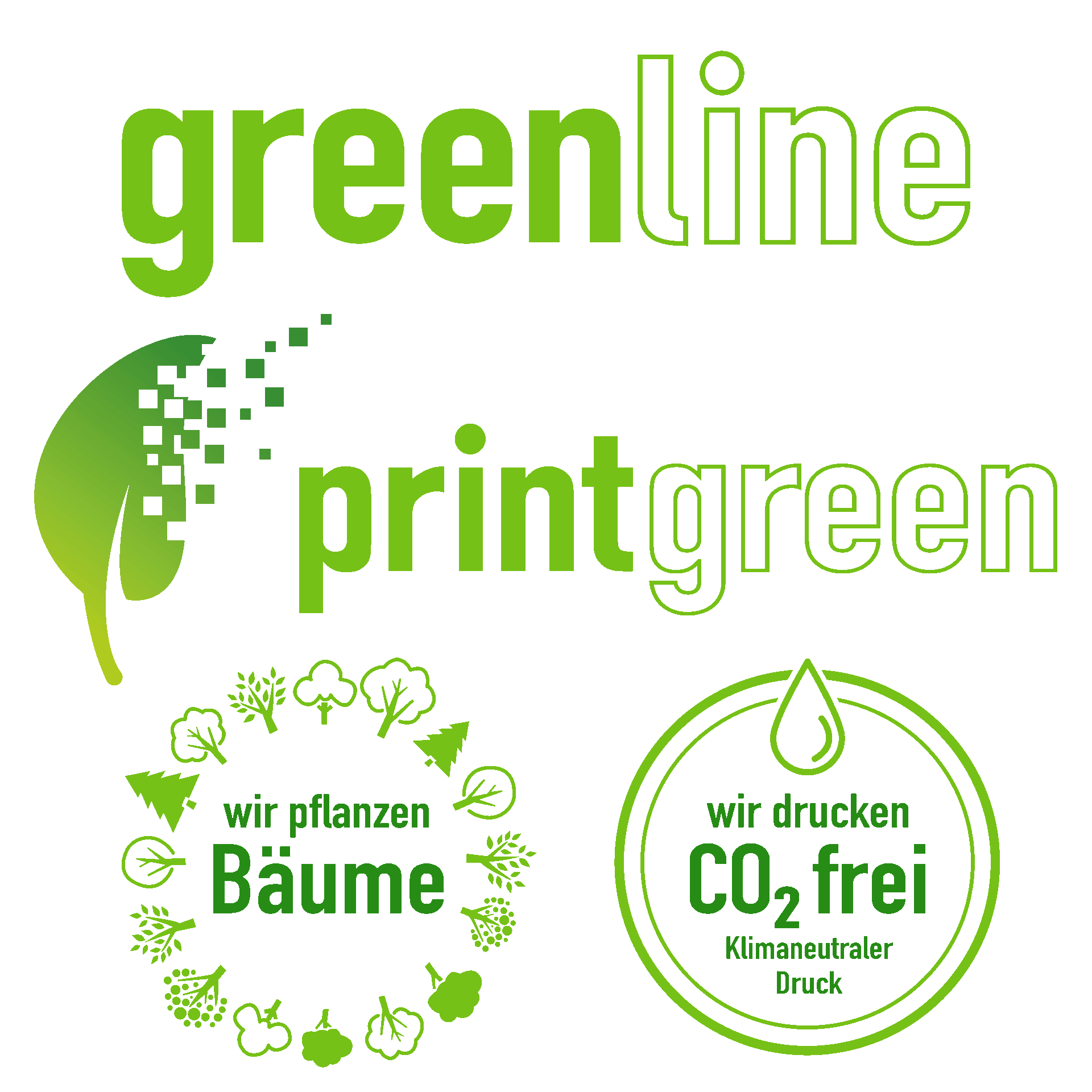 Greenline nachhaltige Druckprodukte