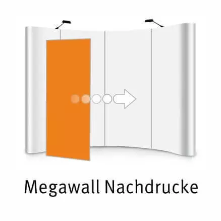 Megawall nachdrucke Pop up Display