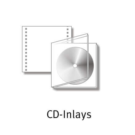 Inlaycard für CD Jewel Case 11,8 x 15,1 cm - 250 Stück