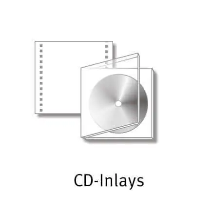Bedruckbare Inlaycard für CD Jewel Case – beidseitig vollflächig farbig