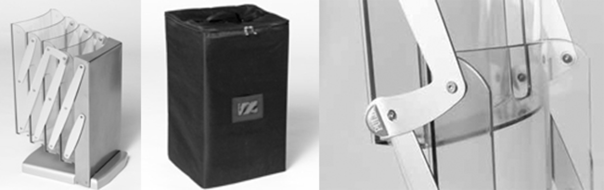 Prospektständer Acryl Fächer