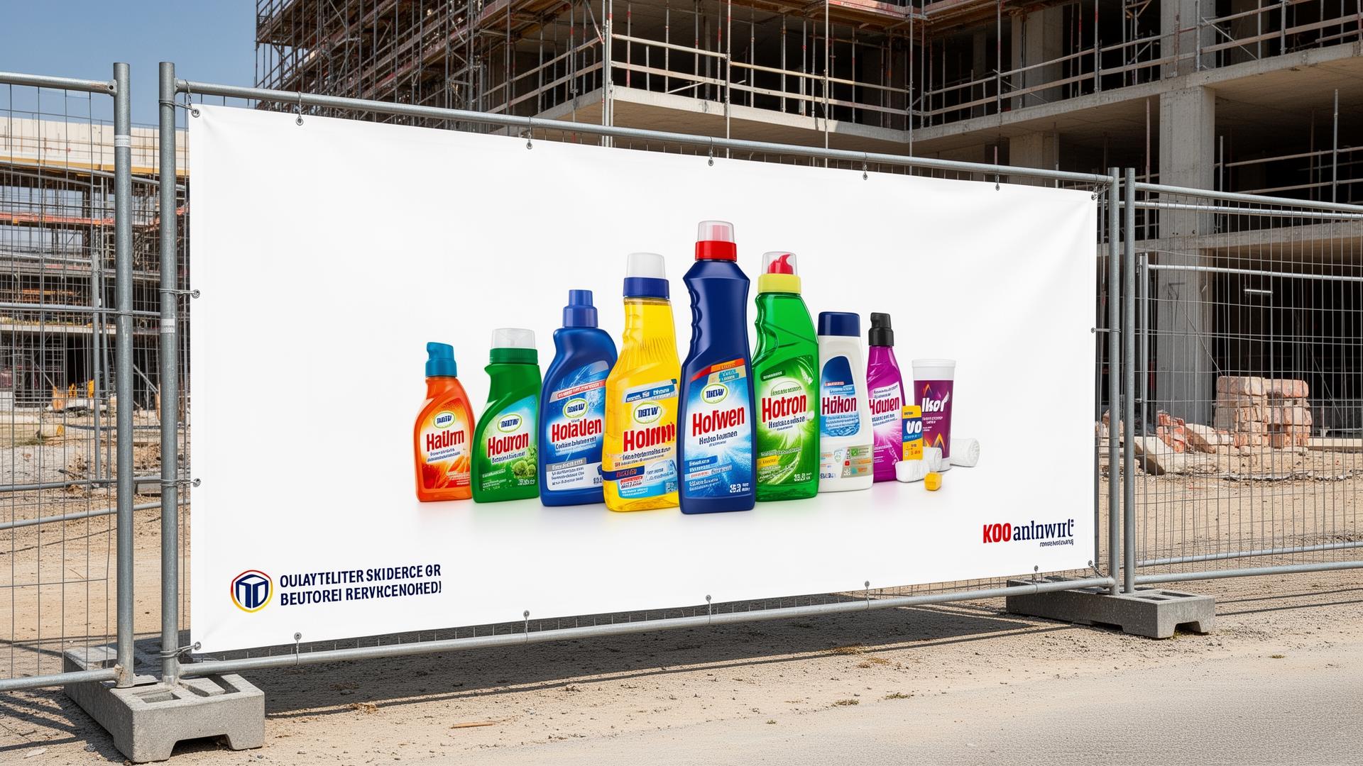 Banner für Bauzaun bedrucken lassen