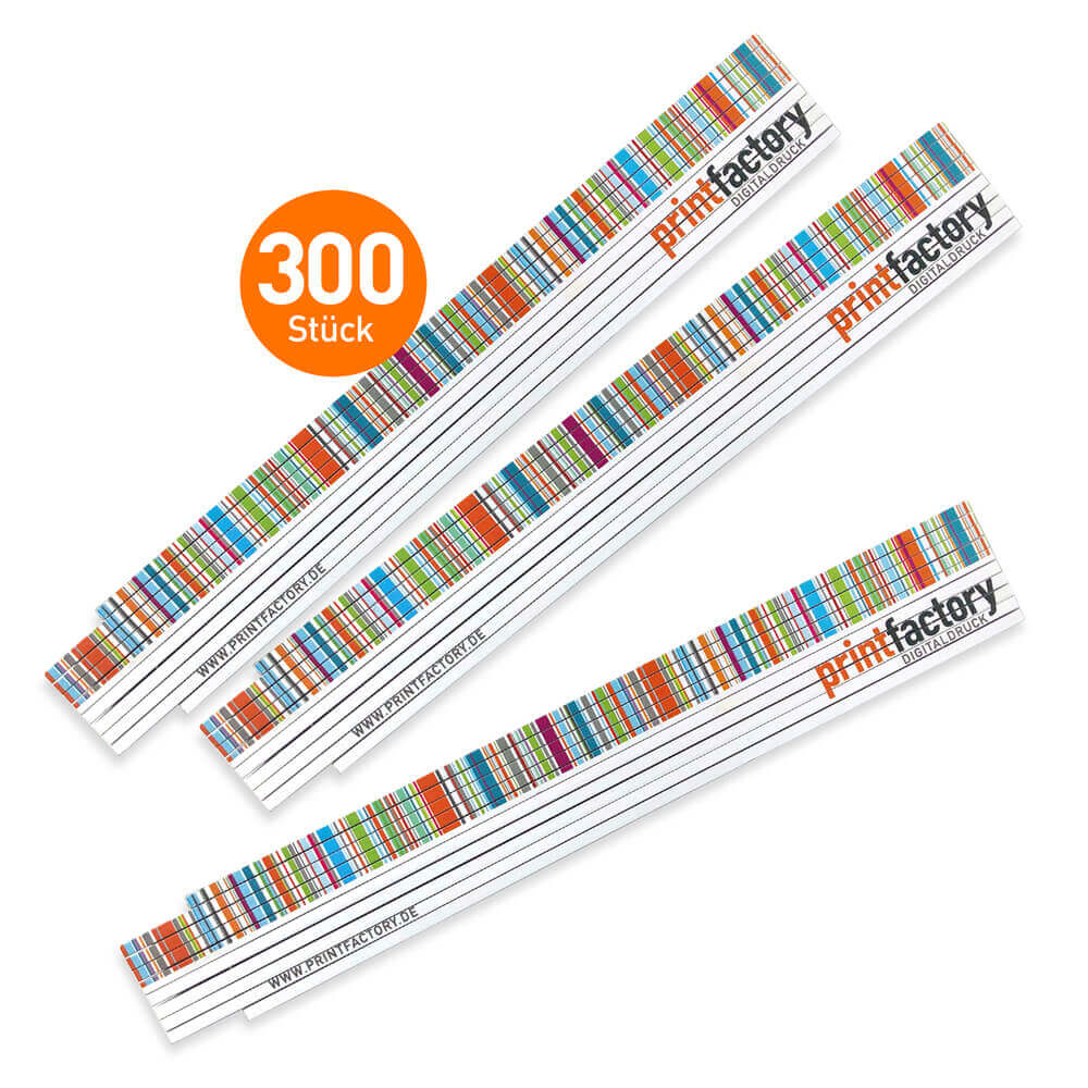Zollstöcke 300 Stück bedrucken lassen Zollstöcke 300 Stück bedrucken lassen