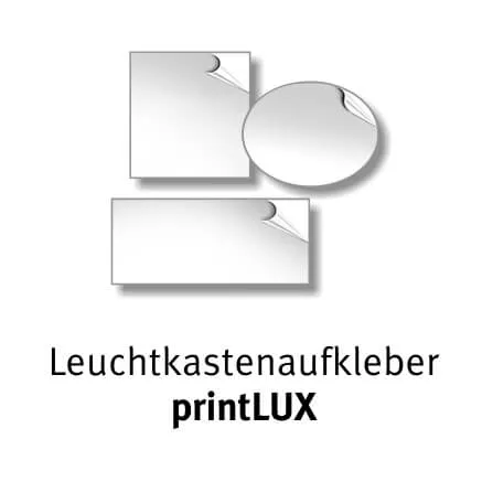 Leuchtkastenaufkleber bestellen drucken
