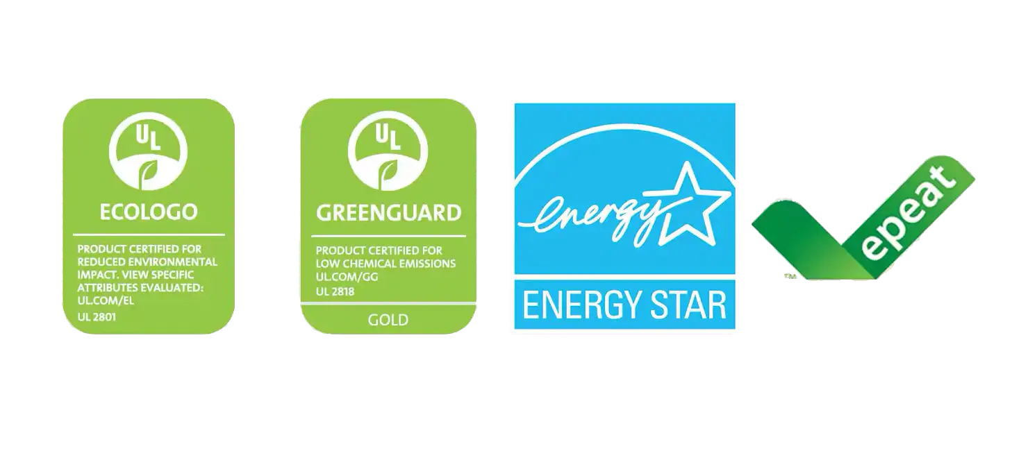 Energie Greenguard Zertifizierung HP Latex Druck