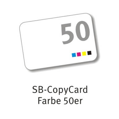 SB CopyCard Farbe 50er