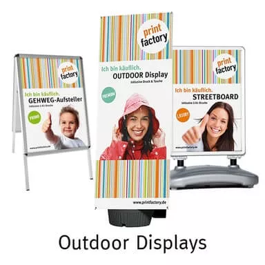 Outdoor Displays systeme drucken lassen