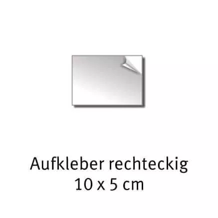 Aufkleber 10 x 50 cm bedrucken lassen
