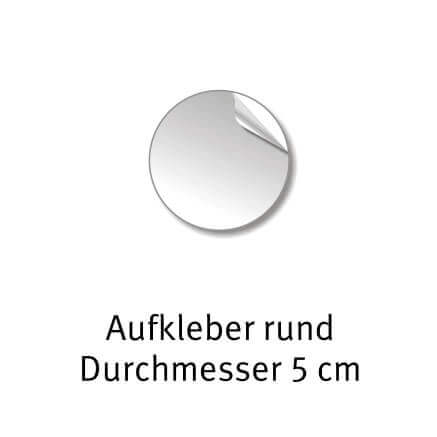 Aufkleber rund 5cm drucken lassen Aufkleber rund 5cm drucken lassen